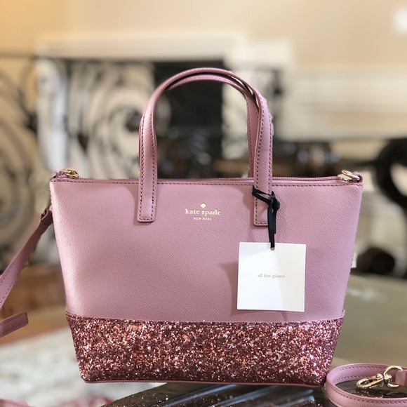 NWT Kate spade Greta court Glitter handbag - Picture 2 of 8